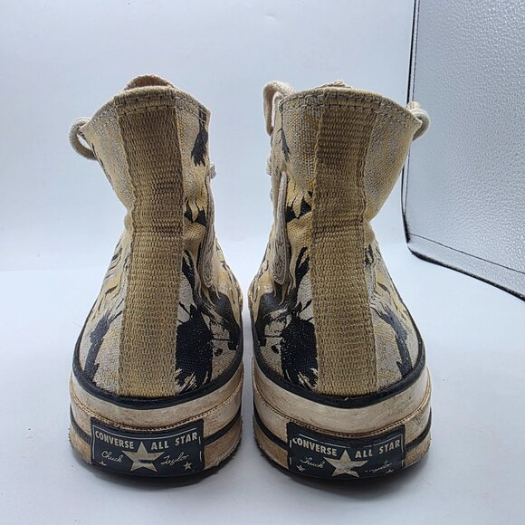 Converse Chuck 70 Floral Fushion Flower Womens Size 8.5 Yellow White Shoes - Picture 4 of 15